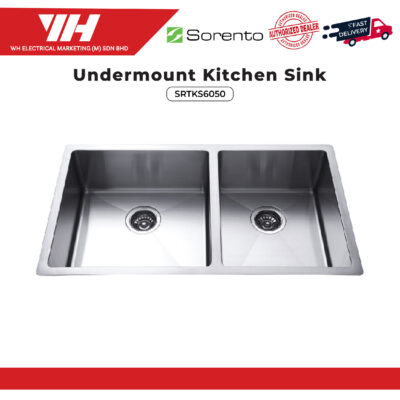 Sorento Kitchen Sink (600 x 480 x 254 x 1.2mm) SRTKS6050