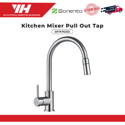 Sorento Kitchen Mixer Pull Out Tap SRTKT63SS