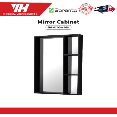 Sorento Mirror Cabinet Only SRTMCB6062-BL