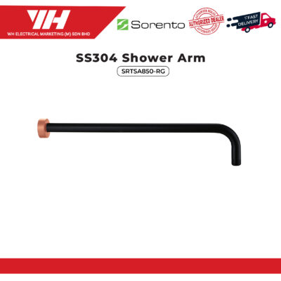 Sorento S/Steel 304 Shower Arm 450MM SRTSA850-RG