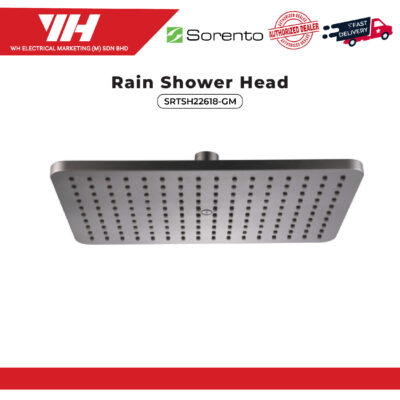 Sorento GunMetal Rain Shower SRTSH22618-GM