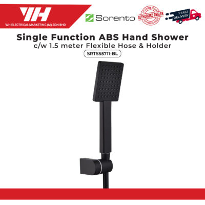 Sorento Single Function Hand Shower SRTSS5711-BL