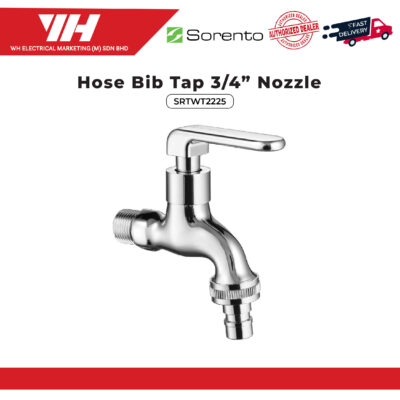 Sorento Hose Bib Tap 3/4″ Nozzle (Short Body) SRTWT2225