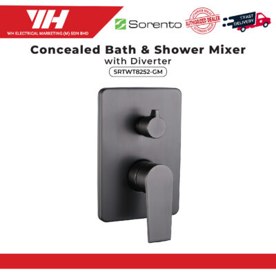Sorento Concealed Bath & Shower Mixer Tap SRTWT8252-GM
