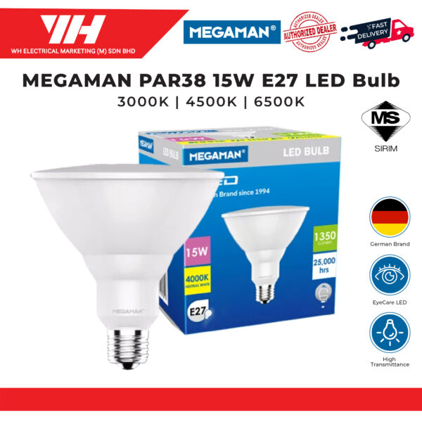 MEGAMAN PAR38 15W E27 LED Bulb