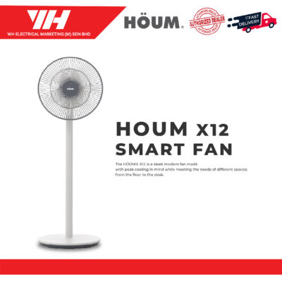 HOUM X12 Stand Fan 2 in 1 Air Circulator Smart Fan || Kipas Berdiri