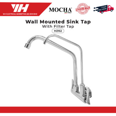 MOCHA WALL MOUNTED SINK TAP WITH FILTER TAP M2162