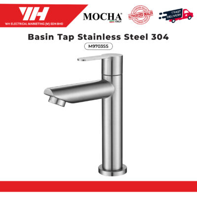 MOCHA STAINLESS STEEL BASIN COLD TAP M9703SS