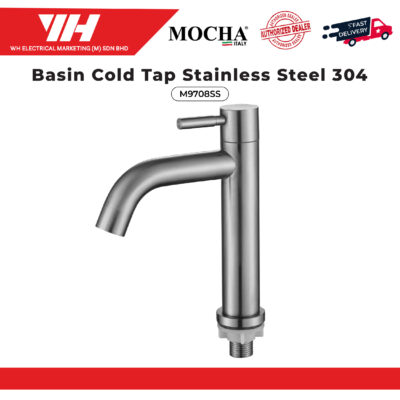 MOCHA STAINLESS STEEL BASIN COLD TAP M9708SS