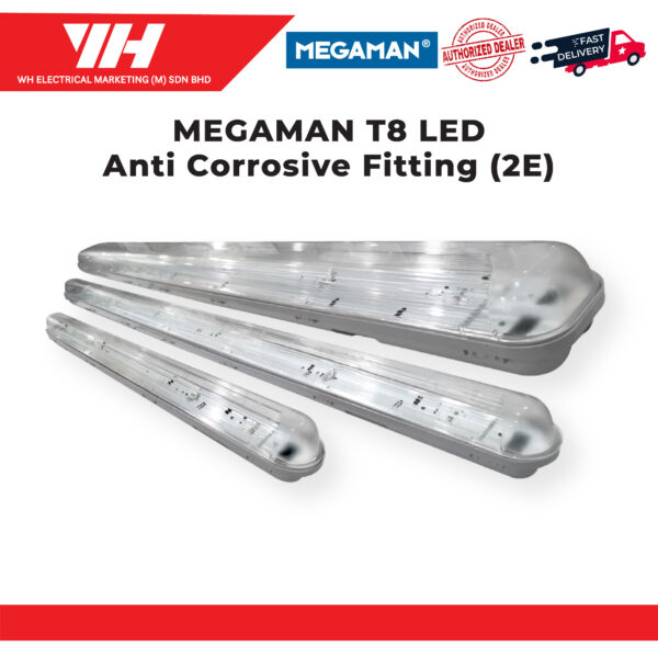 MEGAMAN LED T8 ANTI CORROSIVE FITTING 2E 1