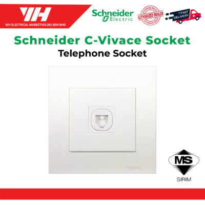 SCHNEIDER C-VIVACE TELEPHONE SOCKET OUTLET