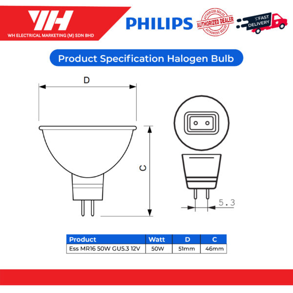 Philips Halogen Glass Bulb 02