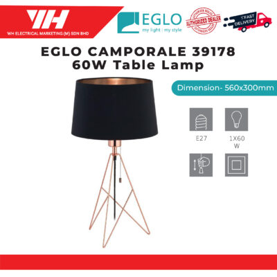 EGLO CAMPORALE 39178 60W TABLE LAMP