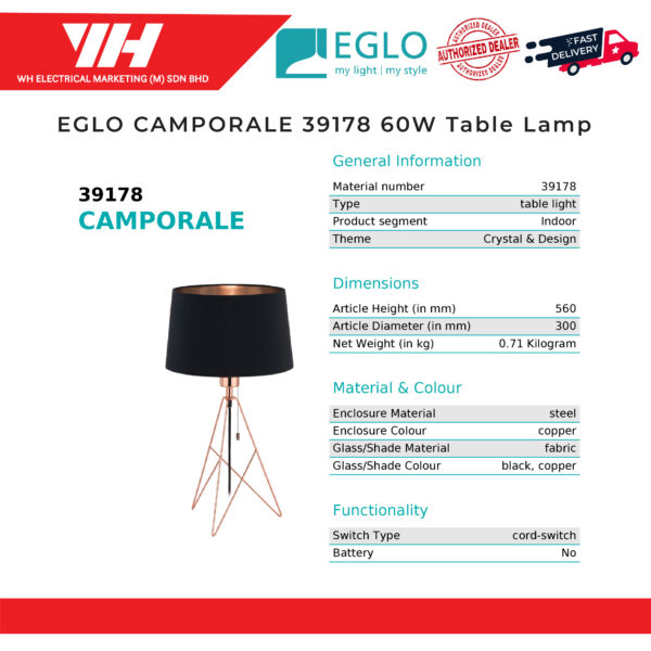 EGLO CAMPORALE 39178 02