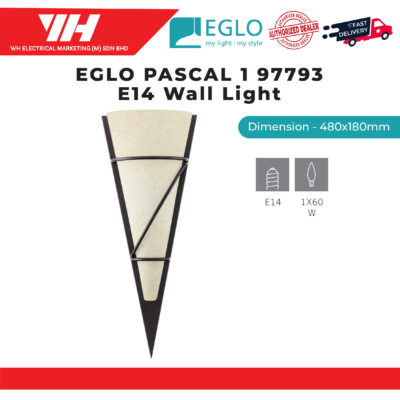 EGLO PASCAL 1 97793 E14 WALL LIGHT