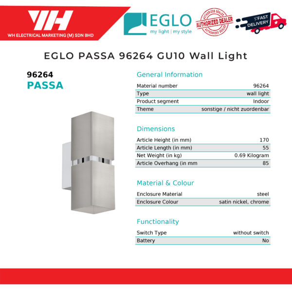 EGLO PASSA 96264 02