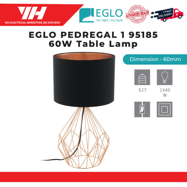 EGLO PEDREGAL 1 95185 01