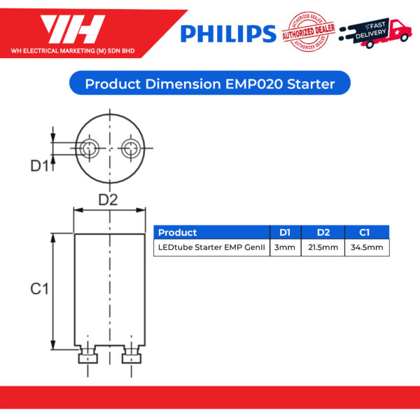 Philips EMP020 LEDtube Starter 02