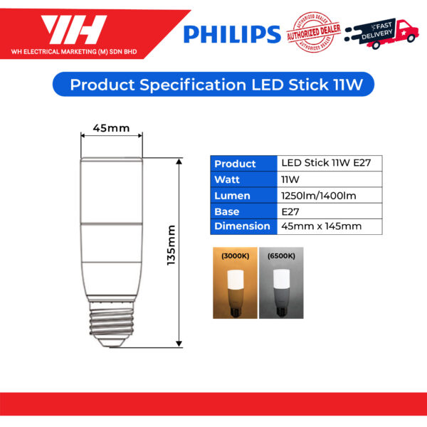 Philips PLC Stick 11W 02