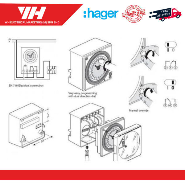 HAGER EH711 16A 24hrs Timer Switch 02 scaled