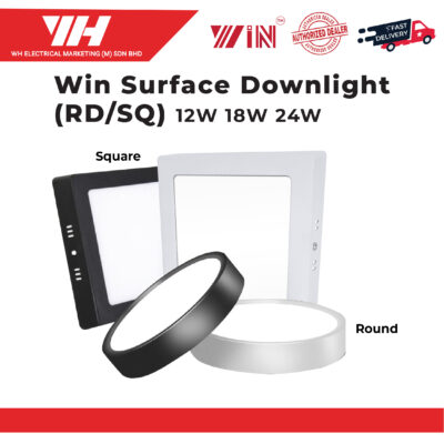 WIN High Quality Surface Downlight (RD/SQ)12W 18W 24W