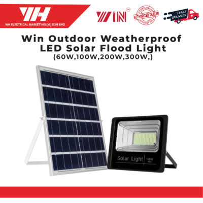 Win Outdoor Weatherproof  LED Solar Flood Light (60W,100W,200W,300W)