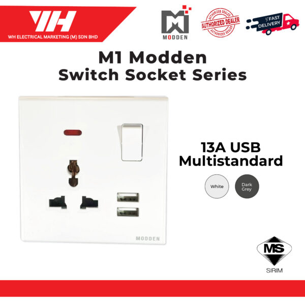 13A Multistandard 2USB