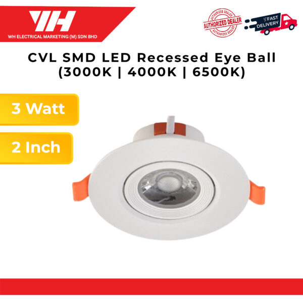 CVL SMD LED Recessed Eye Ball 03