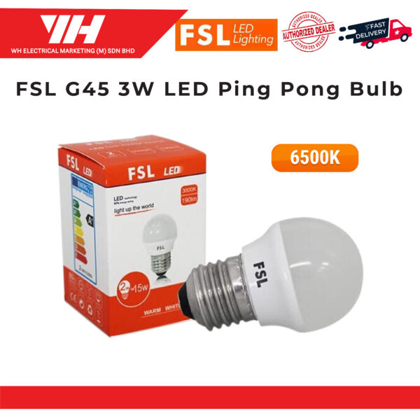 FSL G45 2W LED Ping Pong Bulb 02 scaled