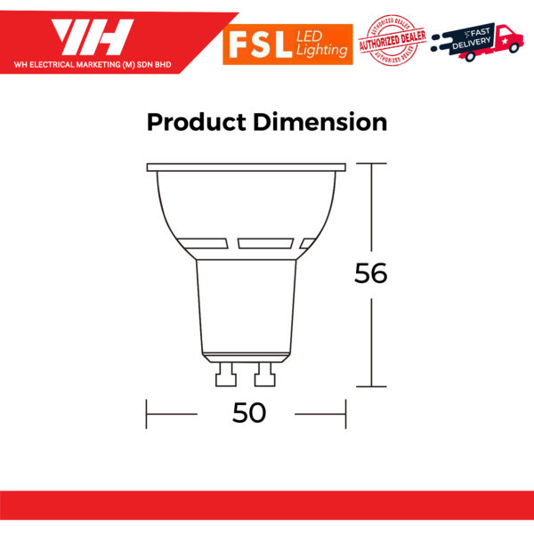 FSL GU10 LED Bulb 5W 7W 02 scaled