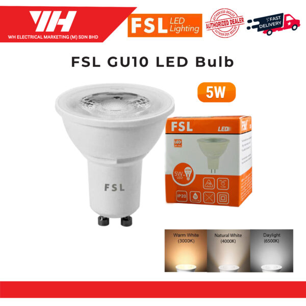 FSL GU10 LED Bulb 5W 7W 03 scaled