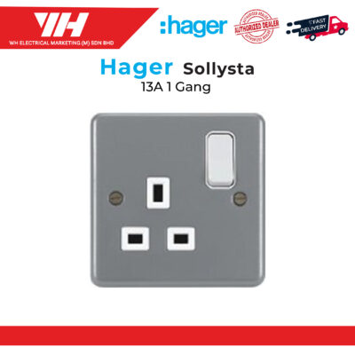 Hager Sollysta 13A Metal Clad