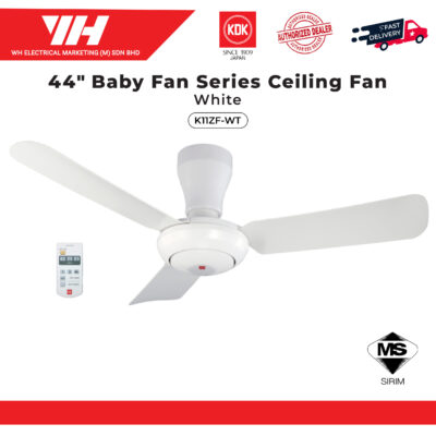 KDK K11ZF-WT Baby Ceiling Fan 44″ (White)