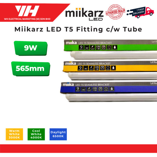 Miikarz LED T5 Fitting cw Tube 04 scaled