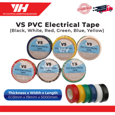 VS PVC ELECTRICAL TAPE (10pcs)