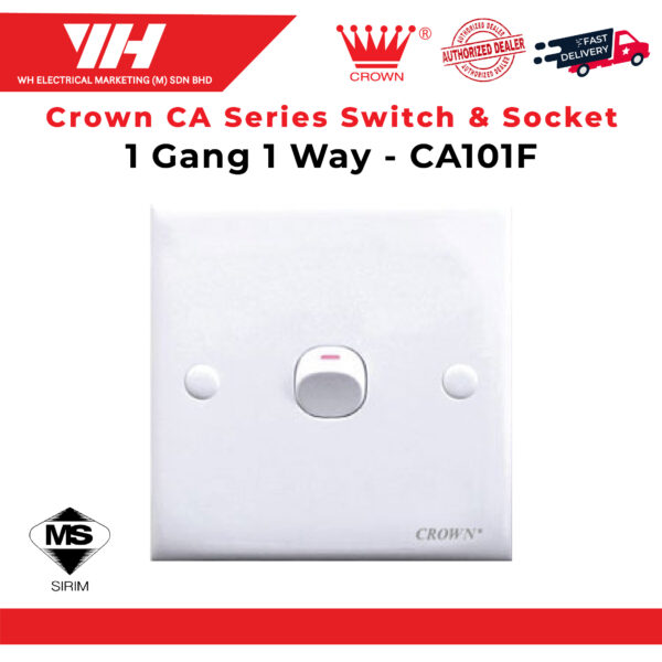 Crown CA Series Switch Socket web 01