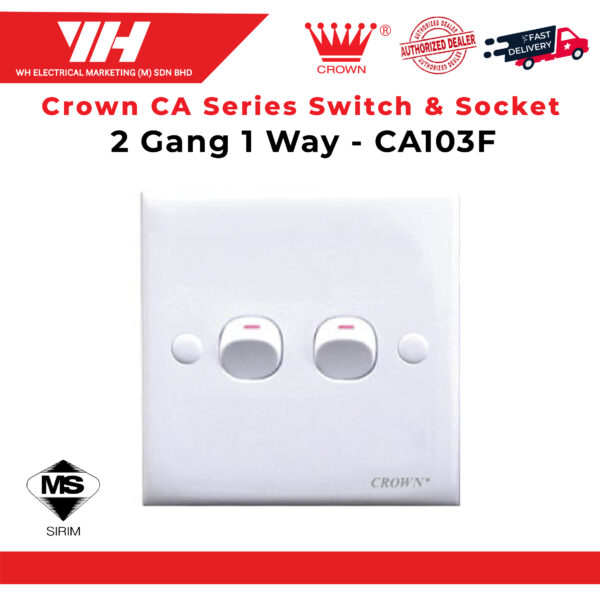 Crown CA Series Switch Socket web 03