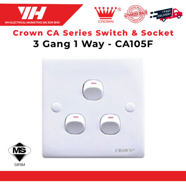 Crown CA Series Switch Socket web 05