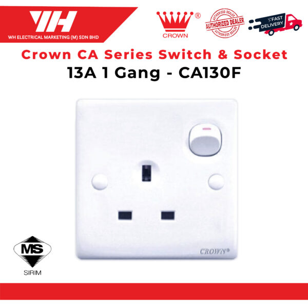 Crown CA Series Switch Socket web 07