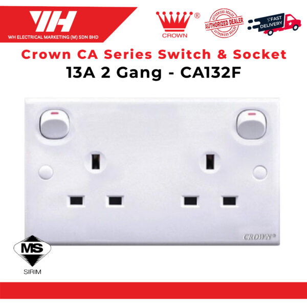 Crown CA Series Switch Socket web 08