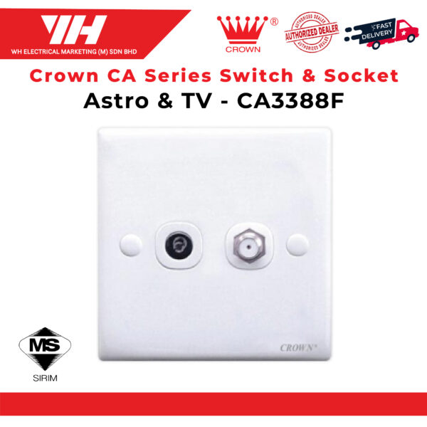 Crown CA Series Switch Socket web 10