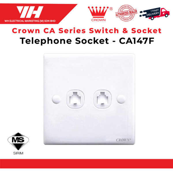 Crown CA Series Switch Socket web 13