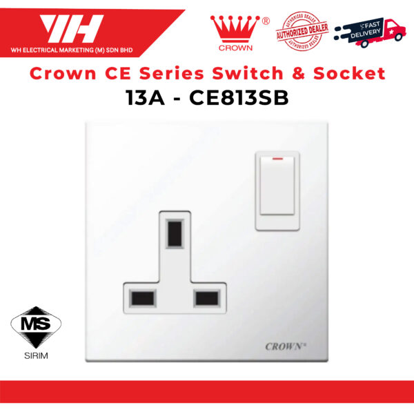 Crown CE Series Switch Socket Web 06