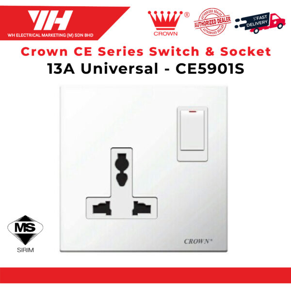 Crown CE Series Switch Socket Web 07