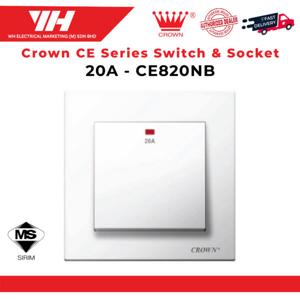 Crown CE Series Switch Socket Web 09