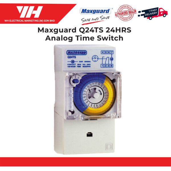 Maxguard 24HRS Analog Time Switch 05