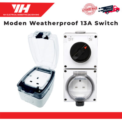 Moden Weatherproof 13A Outdoor Switches