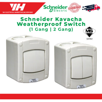 Schneider Kavacha Weatherproof Outdoor Switches